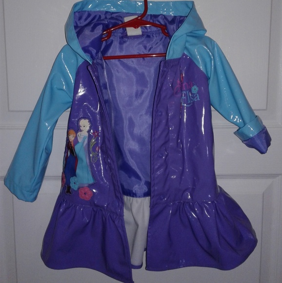 Disney Jackets & Coats Girls Raincoat 2 T Disney Frozen Ana Elsa